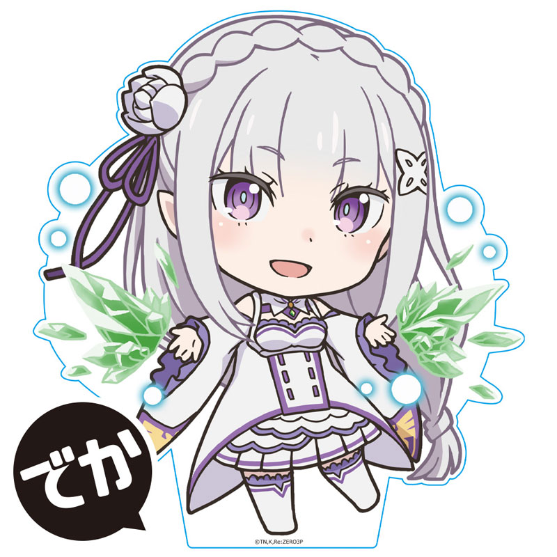 Re:ZERO -Starting Life in Another World- Deka PuniColle! Acrylic Figure Emilia(Pre-order)