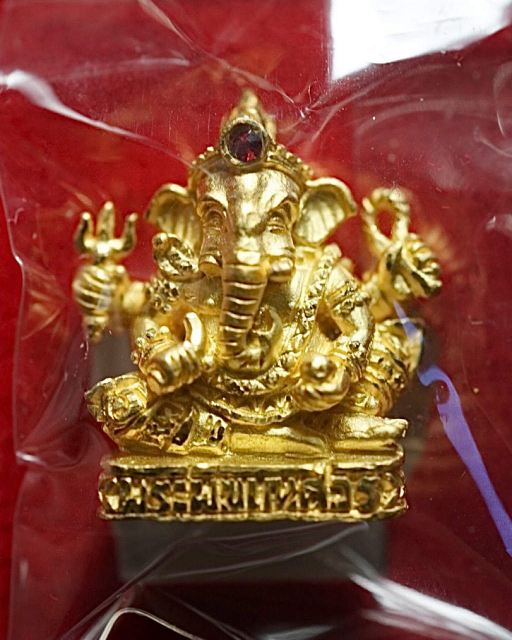 พระพิฆเนศวร (เนื้อสัมฤทธิ์ชุบทอง) Ganesha (Bronze Material, Gold Plated). SKU-03175