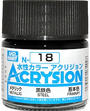 สีสูตรน้ำ Acrysion N18 Steel