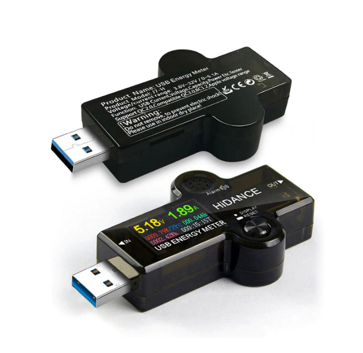 เครื่องวัดไฟฟ้า J7-H 13 in 1 USB 3.0 tester DC Digital voltmeter Ammeter Voltimetro Power bank Voltage detector Volt meter electric doctor