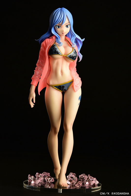 FAIRY TAIL Juvia Lockser Gravure_Style "Black Bikini!!" Sheer Wet Shirt SP 1/6 Complete Figure(Pre-order)