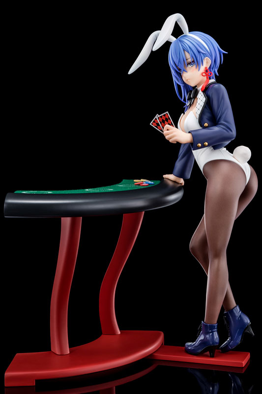 1/6 scaled pre-painted figure of The Demon Sword Master of Excalibur Academy Sakuya Sieglinde wearing lapis lazuli blue bunny costume with Nip Slip Gimmick System(Pre-order)