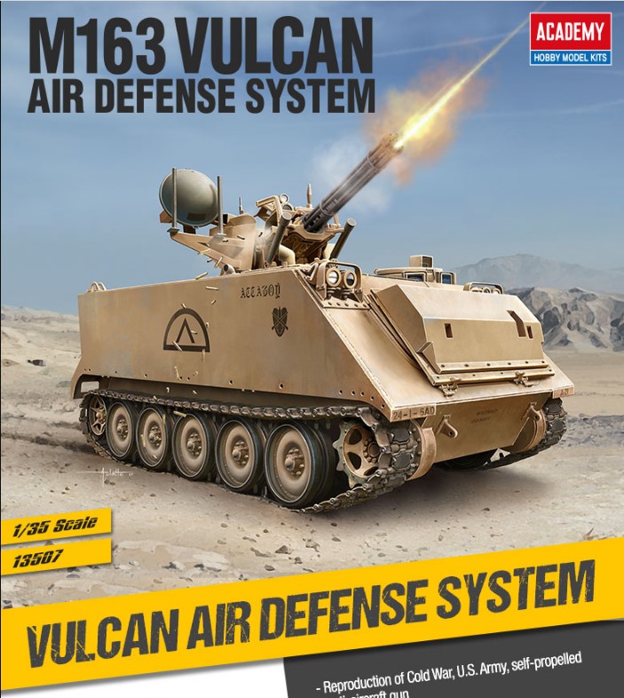 โมเดลรถถัง Academy Model 1/35 AC13507 M163 VULCAN AIR DEFENSE SYSTEM SPAAG