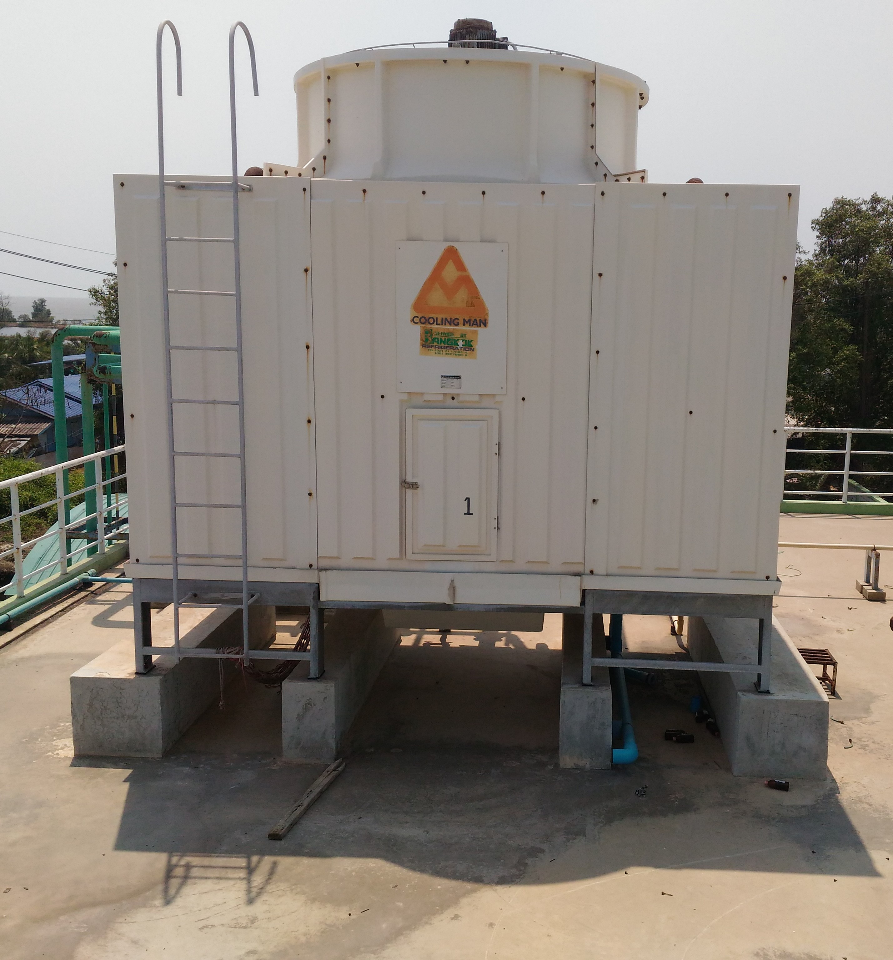 เครื่องทำน้ำแข็งขนาด 50 ตัน คอมเพรสเซอร์ Mycom N8WBHE