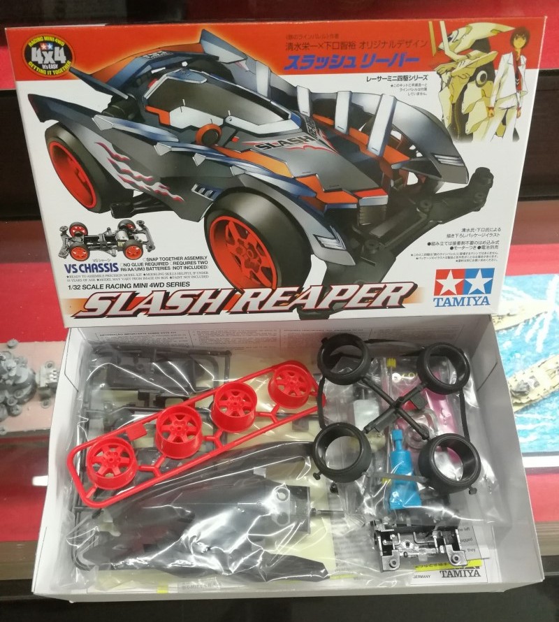 รถมินิ 4WD ทามิย่า ขนาด 1/32 Tamiya Mini 4WD TA18066 Slash Reaper (VS chassis)