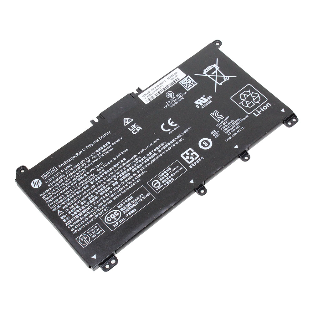 HP HW03XL HP Pavilion 15-EH0003UA Pavilion 15-EG0001TX HP Pavilion 17-CN0001DS Pavilion 17-CP0000NZ Series