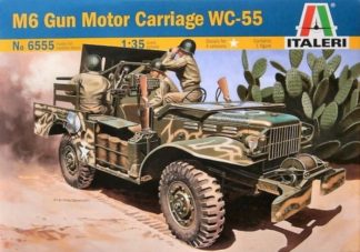 โมเดลรถถังจำลอง Italeri ขนาด 1/35 IT6555 M6 Gun Motor Carriage WC-55