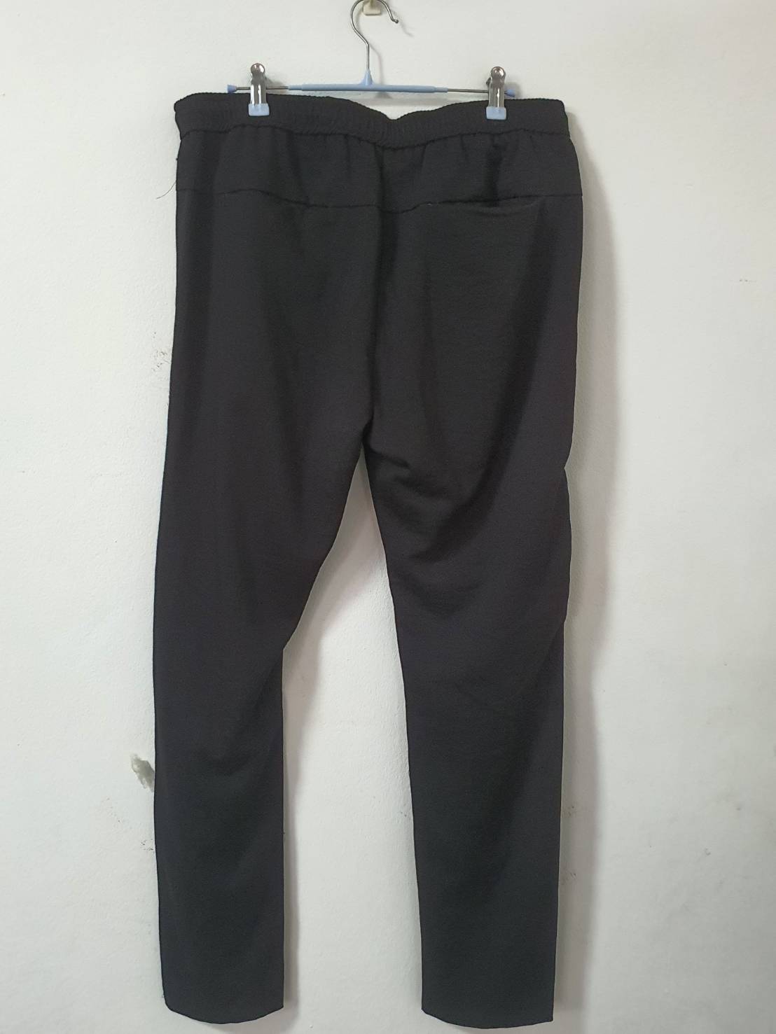 FF06409 กางเกงผ้ามือสอง สีดำ เอว 34-36 นิ้ว