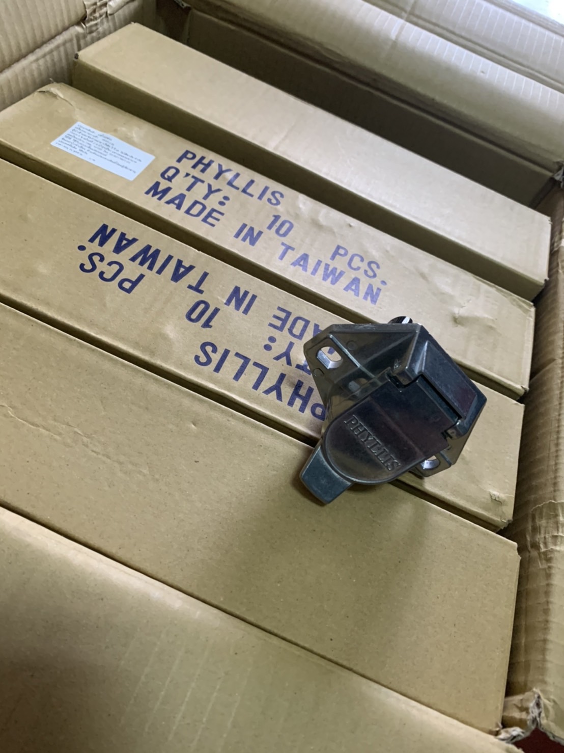 ปลั๊กรถพ่วงตัวผู้ ตัวเมีย 7 ขั้ว สายไฟปลั๊กรถพ่วง