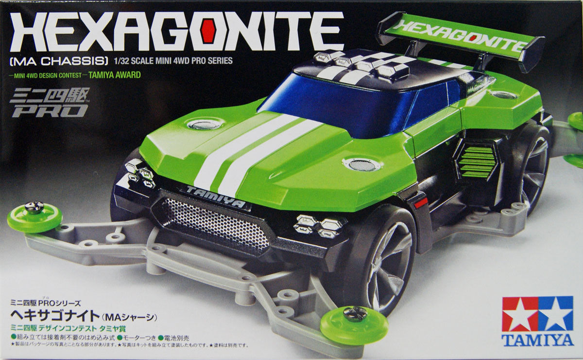 รถมินิ 4WD ทามิย่า ขนาด 1/32 Tamiya Mini 4WD TA18653 Hexagonite MA Chassis (PRO Series)