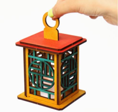 ตะเกียงสำหรับตกแต่งแบบเกาหลี ลายโครงเกาหลี 한국 장식 등불 Korean Decorative Lantern สำหรับตั้งโชว์ ประดับห้องนอน ห้องทำงาน ห้องรับแขก ห้องอาหาร (แบบที่ 2)