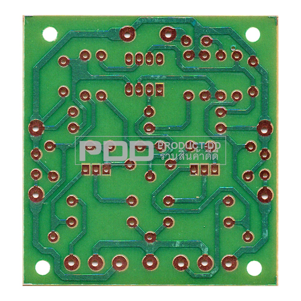 แผ่นปริ้นท์เปล่า DIY วงจรแอมป์ขยายเสียง 100W ขนาด 6.5x6.8 ซม.
