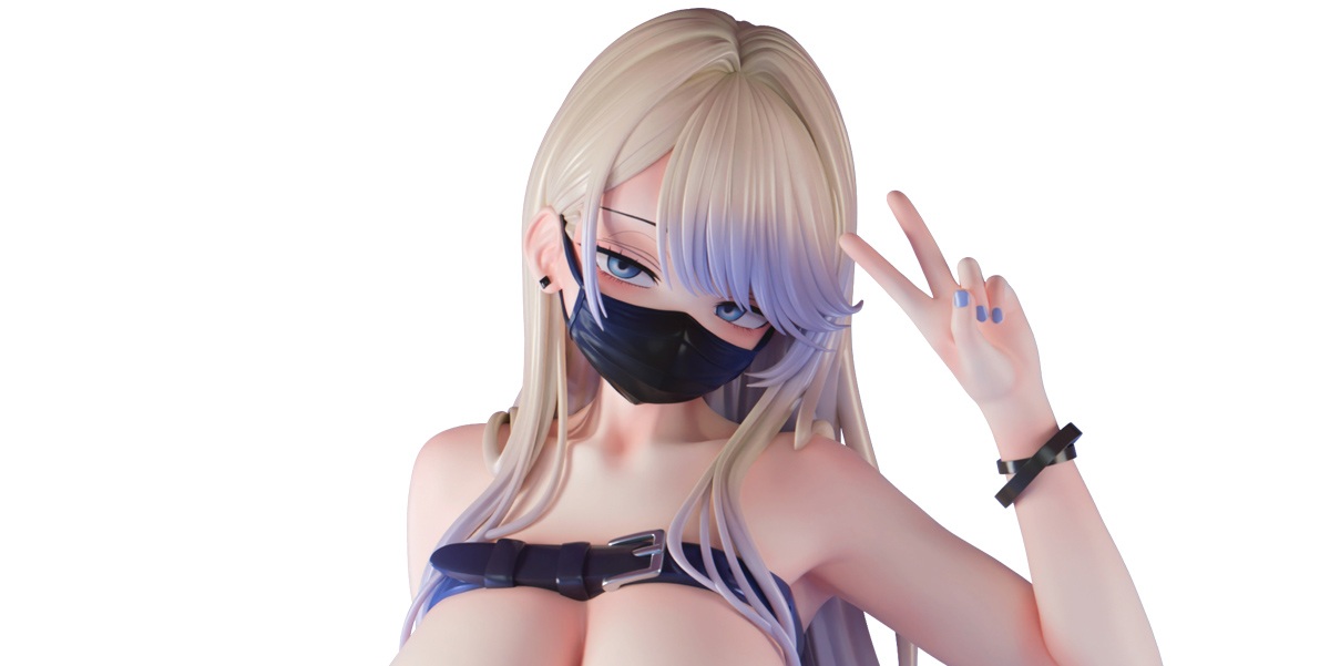 Nikkan Shoujo Black Masked Gal Karamiya Raina (1/5 Scale)(Pre-order)