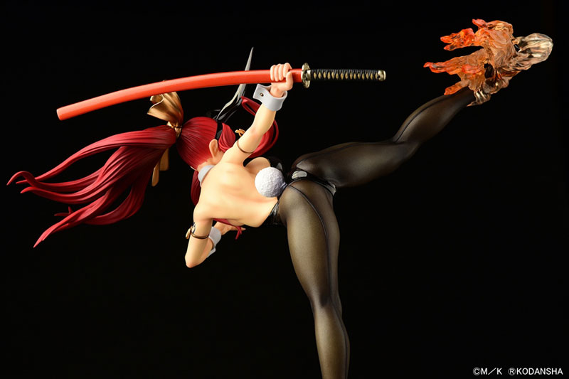 FAIRY TAIL Erza Scarlet High Kick ver. Black Bunny 1/6 Complete Figure(Pre-order)(Single Shipment)