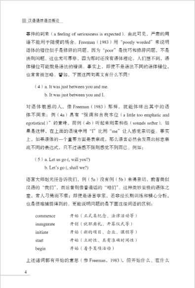 หนังสือไวยากรณ์สำนวนภาษาจีนเบื้องต้น 汉语语体语法概论 An Introduction to Register Grammar in Chinese