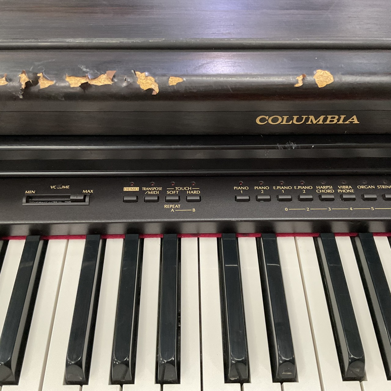 เปียโน COLUMBIA : EP-320 สินค้าไม่พร้อมใช้งาน (ต้องซ่อม)