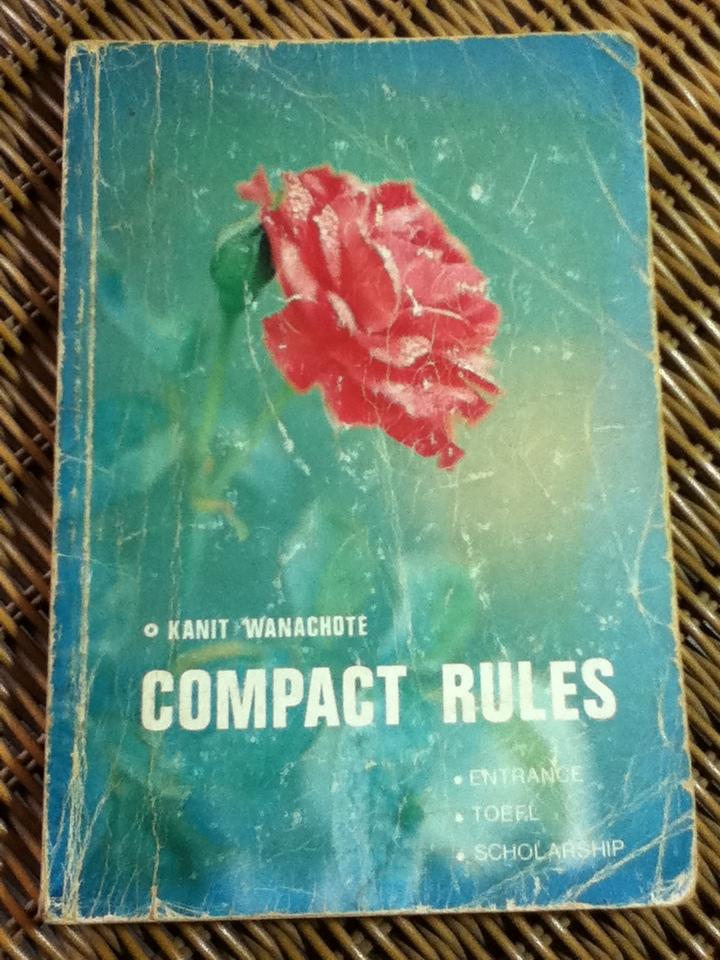 COMPACT RULES/ KANIT WANACHOTE (หนังสือแถม)