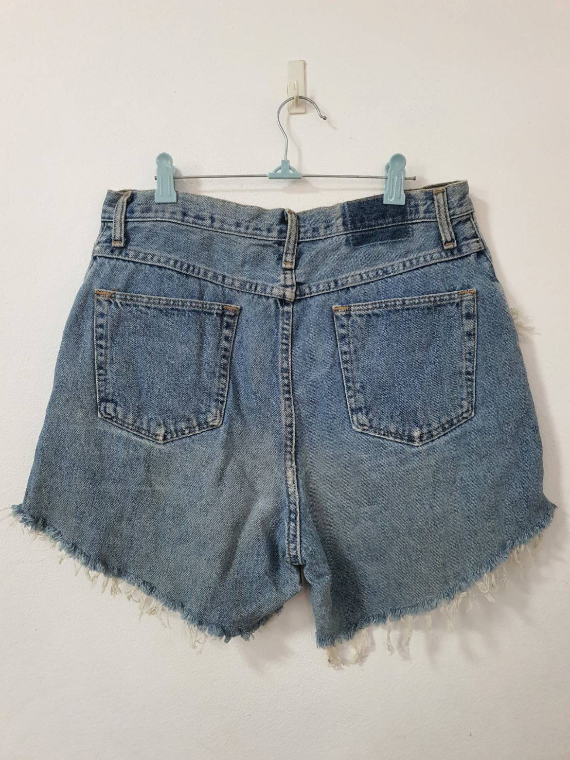 FF06504 กางเกงยีนส์ ขาสั้น มือสอง Wrangler เอว 30 นิ้ว