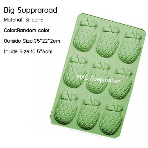 พิมพ์สบู่ซิลิโคน Big Suppraroad /10x6 ซม /70 กรัม /9หลุม