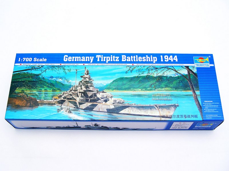 โมเดลเรือ Trumpeter ขนาด 1/700 05712 Germany Tirpitz Battleship 1944