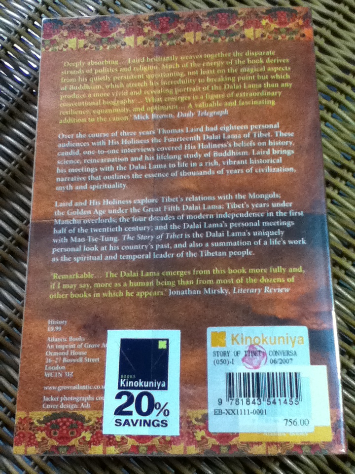 THE STORY of TIBET/ Thomas Laird