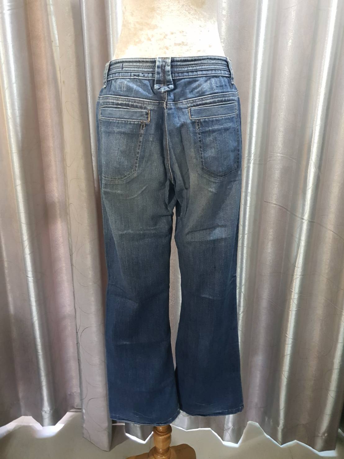 FF02122 -กางเกงยีนส์ มือสอง แบรนด์เนม DKNY JEANS เอว 28 นิ้ว