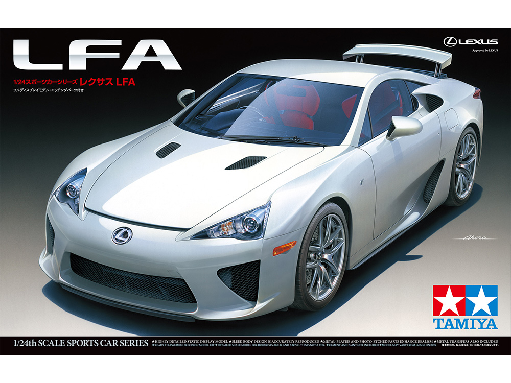 โมเดลรถประกอบทามิย่า ขนาด 1/24 Tamiya Sports Car Series TA24319 Lexus LFA