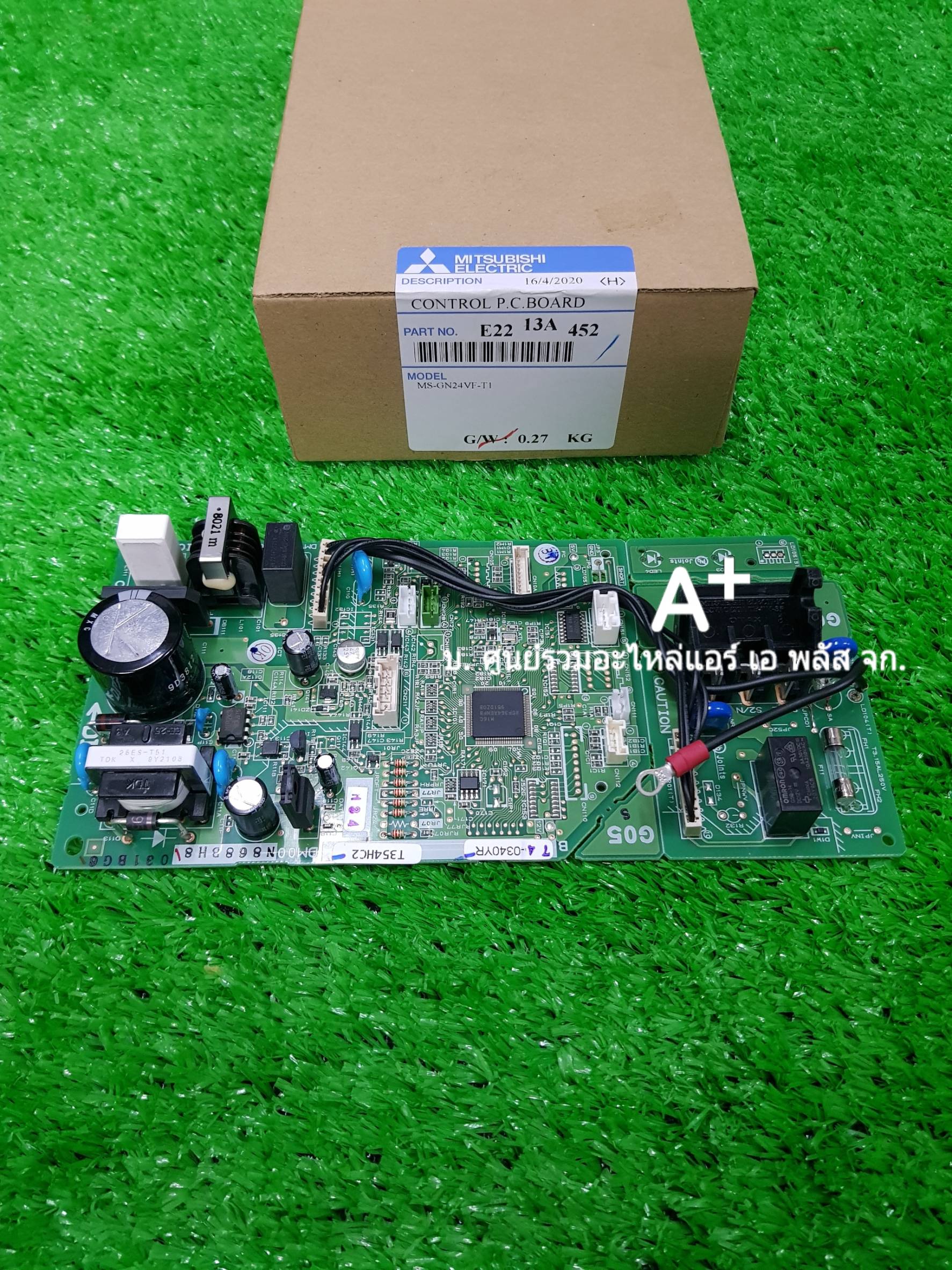 แผงวงจรควบคุมแอร์มิตซู CONTROL PC BOARD MS-GN24VF E2213A452 ส่งฟรี