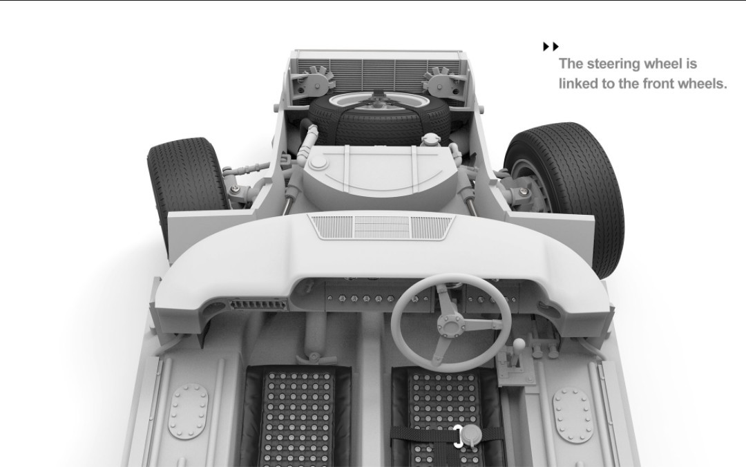 โมเดลรถสปอร์ต MENG RS-002 1/12 Ford GT40 Mk.II ’66 Sport Car Classic