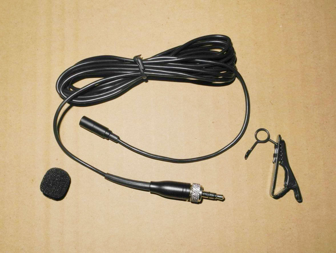 ไมค์เหน็บ Clip-On Lavalier Microphone สำหรับตัวส่ง Sennheiser EW100, EW300, EW500 G1, G2, G3