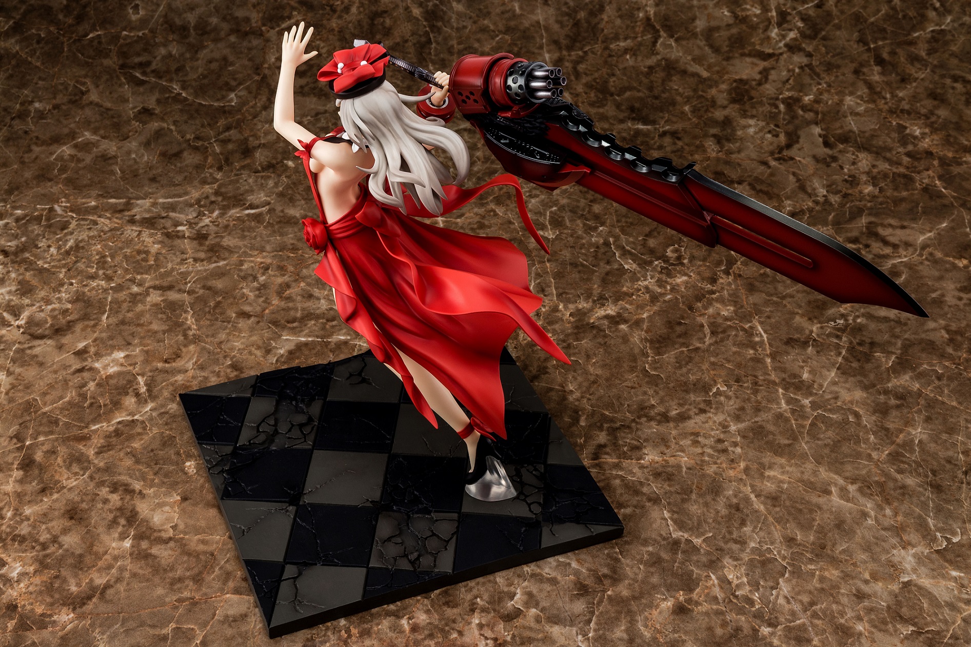 GOD EATER Alisa Ilinichina Amiella Crimson Anniversary Dress Ver. 1/7 Complete Figure(In-Stock)