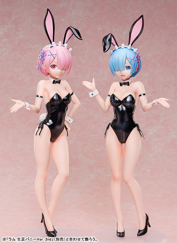 Re:ZERO -Starting Life in Another World- Rem Rem: Bare Leg Bunny Ver. 2nd 1/4 Complete Figure(Pre-order)
