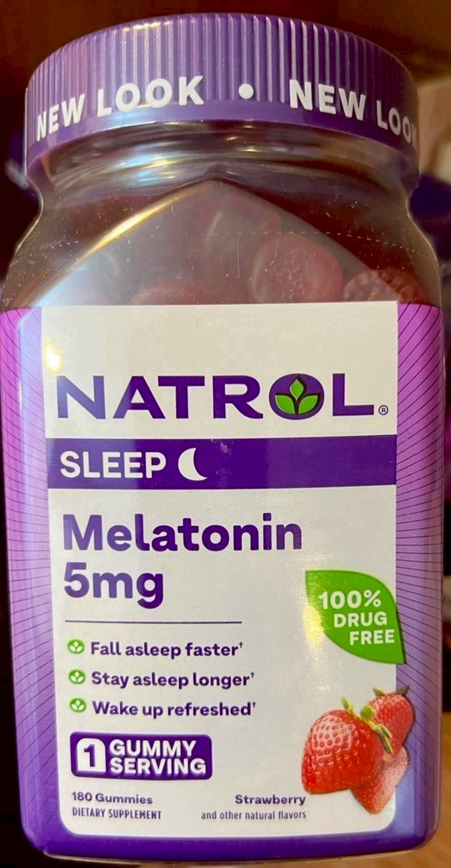 Natrol Gummies Melatonin 5 mg. 180 Gummies