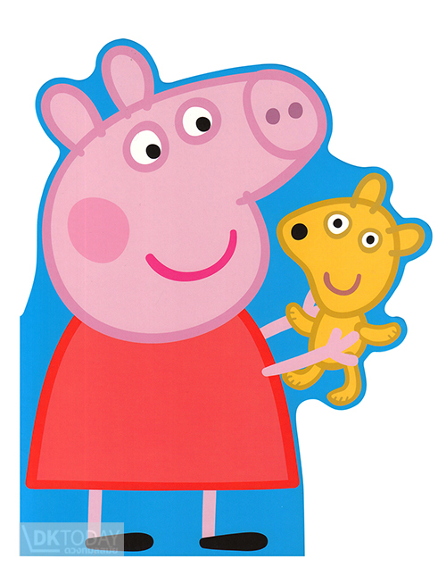 PEPPA PIG: ALL ABOUT PEPPA (A Peppa-Shaped Board Book) BY DKTODAY
