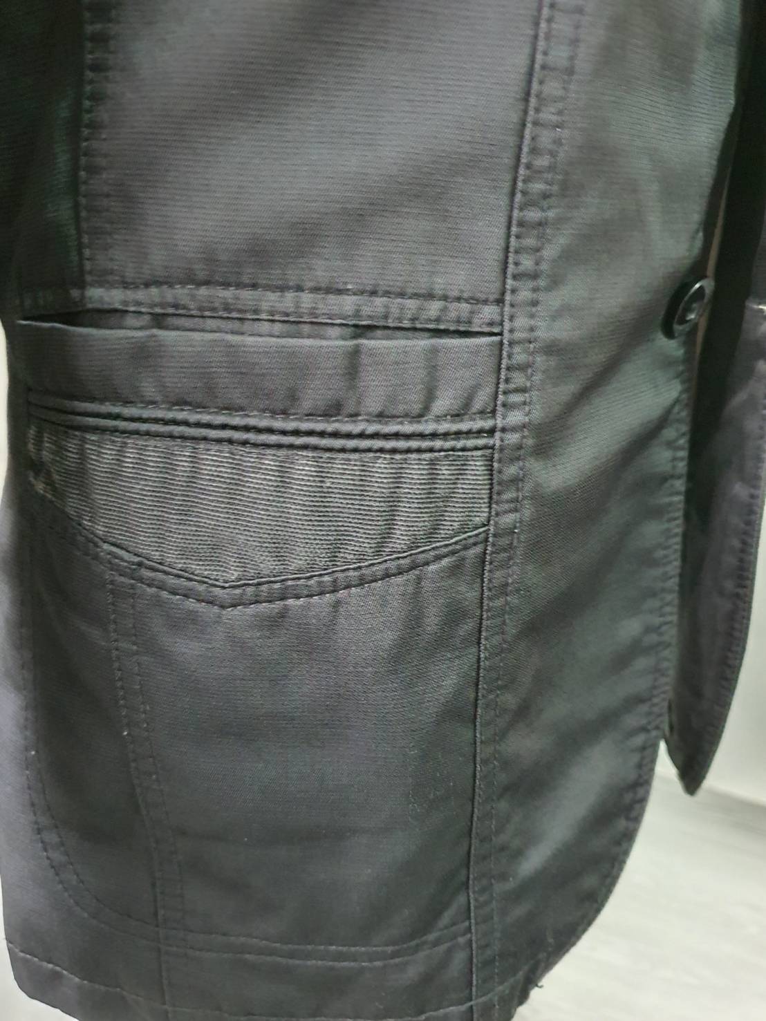 SUIT C0021 เสื้อคลุม ทรงสูท มือสอง สีดำ อก 38 นิ้ว