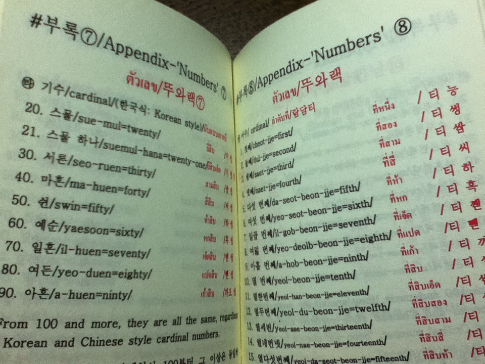 บทสนทนา เกาหลี-อังกฤษ-ไทย/ Sam Shik Shin