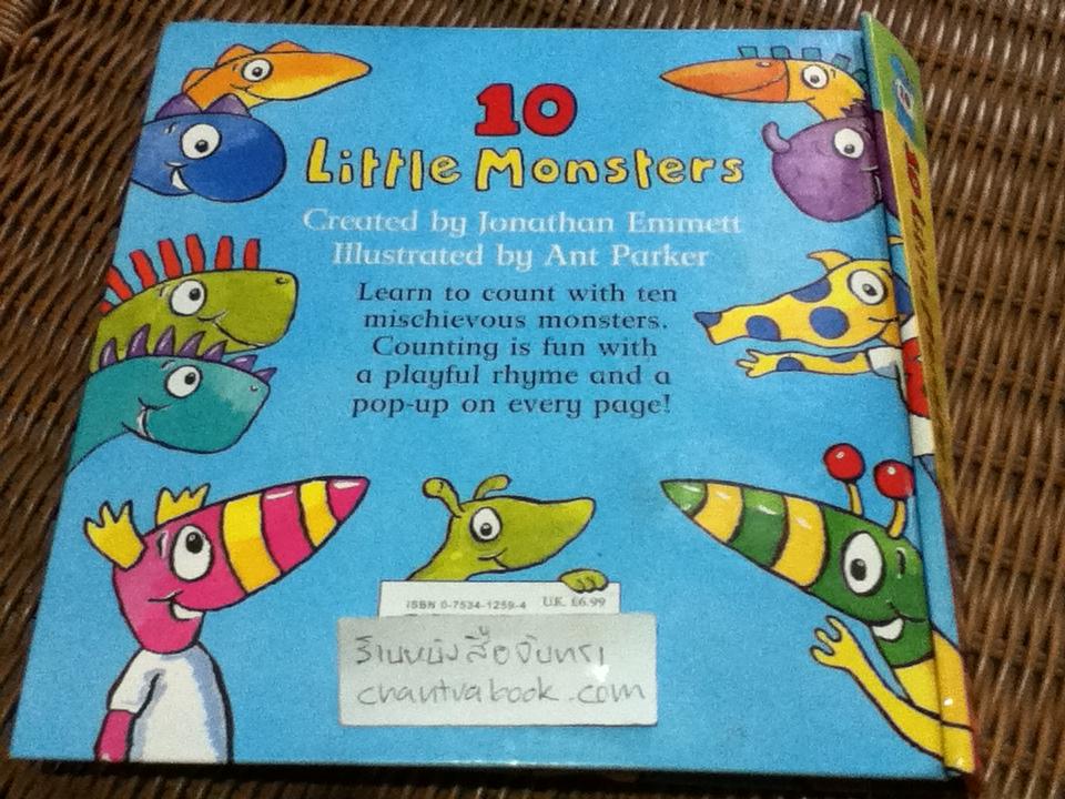 10 Little Monsters A Pop-up Counting Book/ Jonathan Emmett, Ant Parker