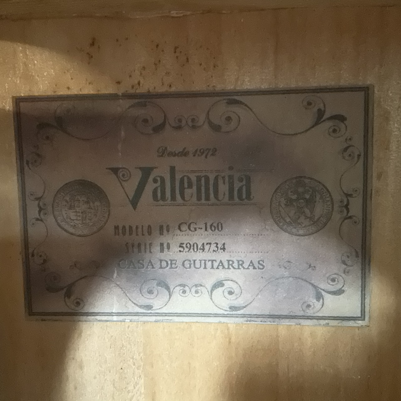 กีต้าร์คลาสสิค Valencia : CG-160