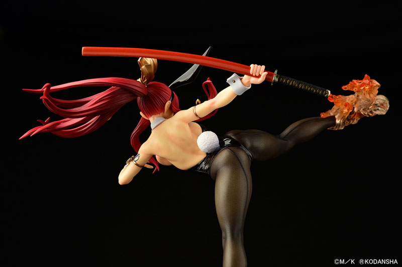 FAIRY TAIL Erza Scarlet High Kick ver. Black Bunny 1/6 Complete Figure(Pre-order)(Single Shipment)