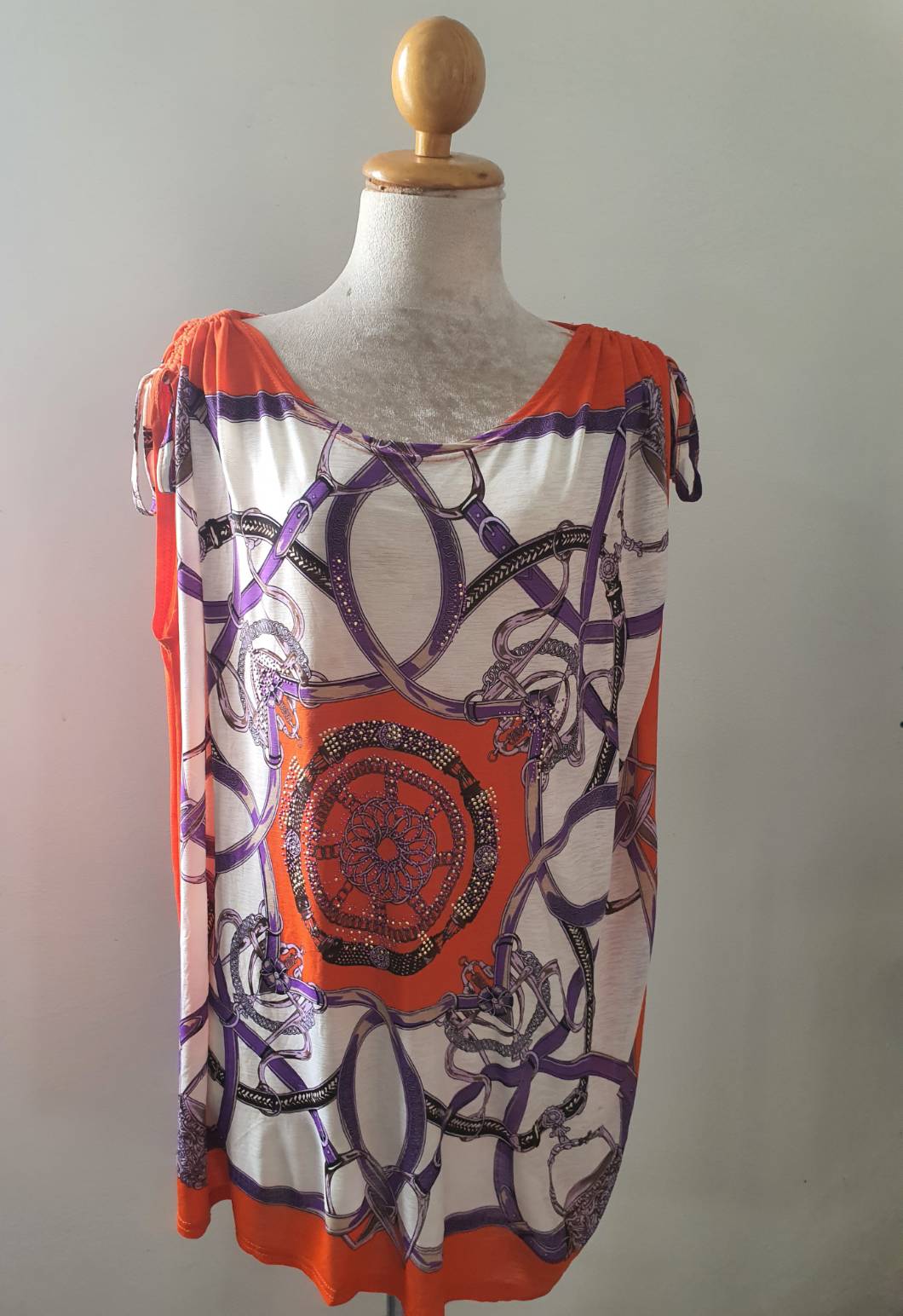 FF06494 เสื้อผ้ามือสอง ลวดลายสวยๆ อก free
