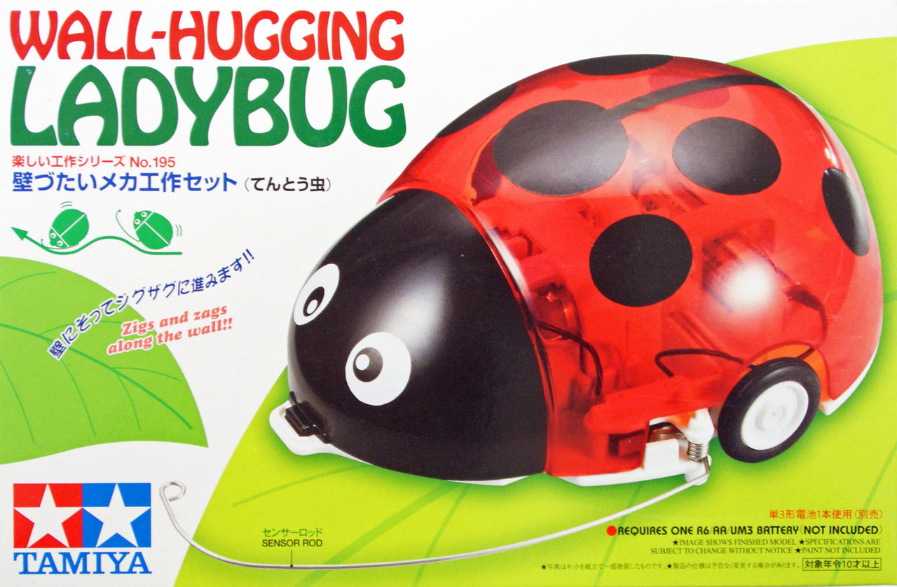 โมเดลสิ่งประดิษฐ์เพื่อการเรียนรู้ Tamiya TA70195 Wall Hugging Ladybug Set