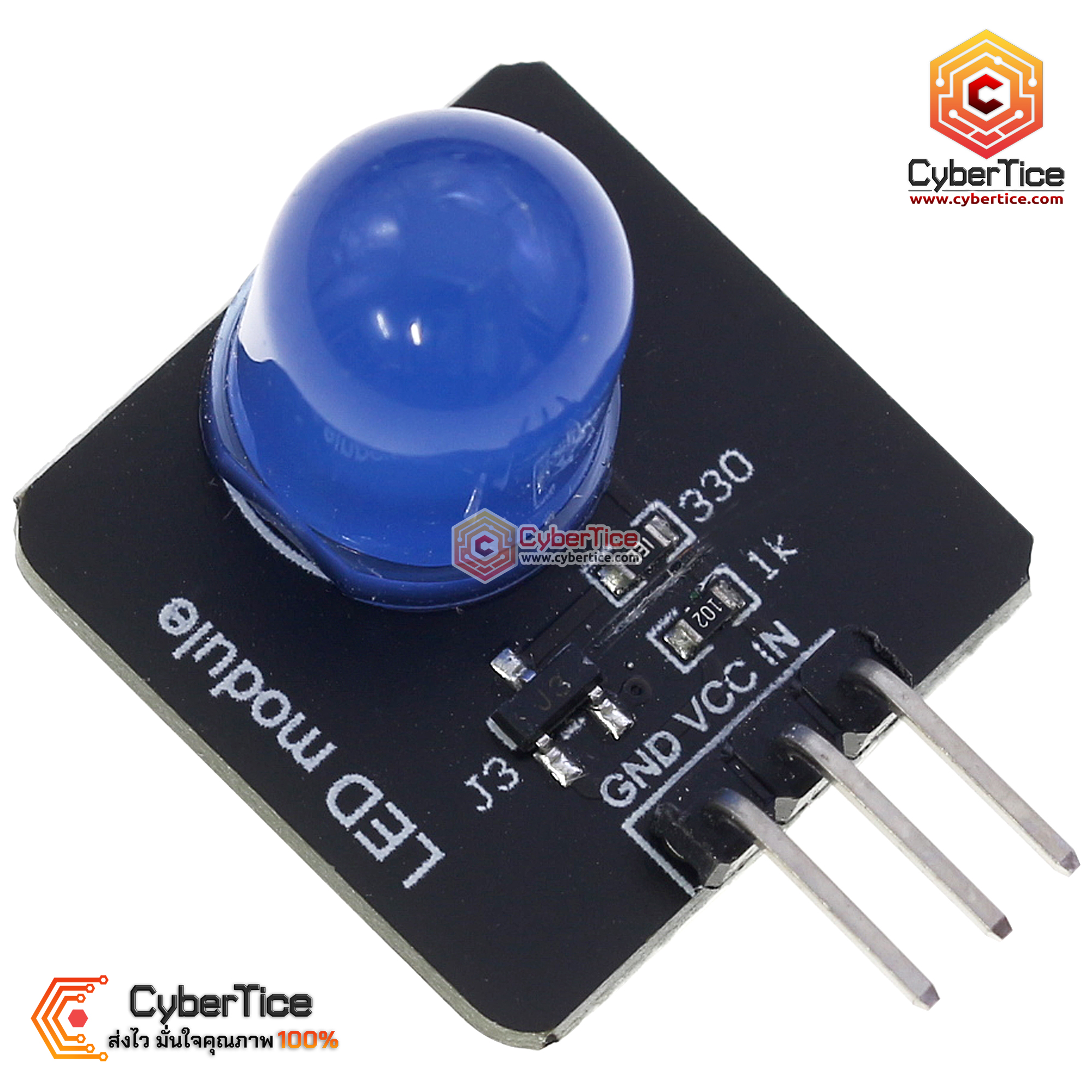 LED Light sensor Module โมดูล LED 10mm สีน้ำเงิน - ขาย Arduino อุปกรณ์ ...
