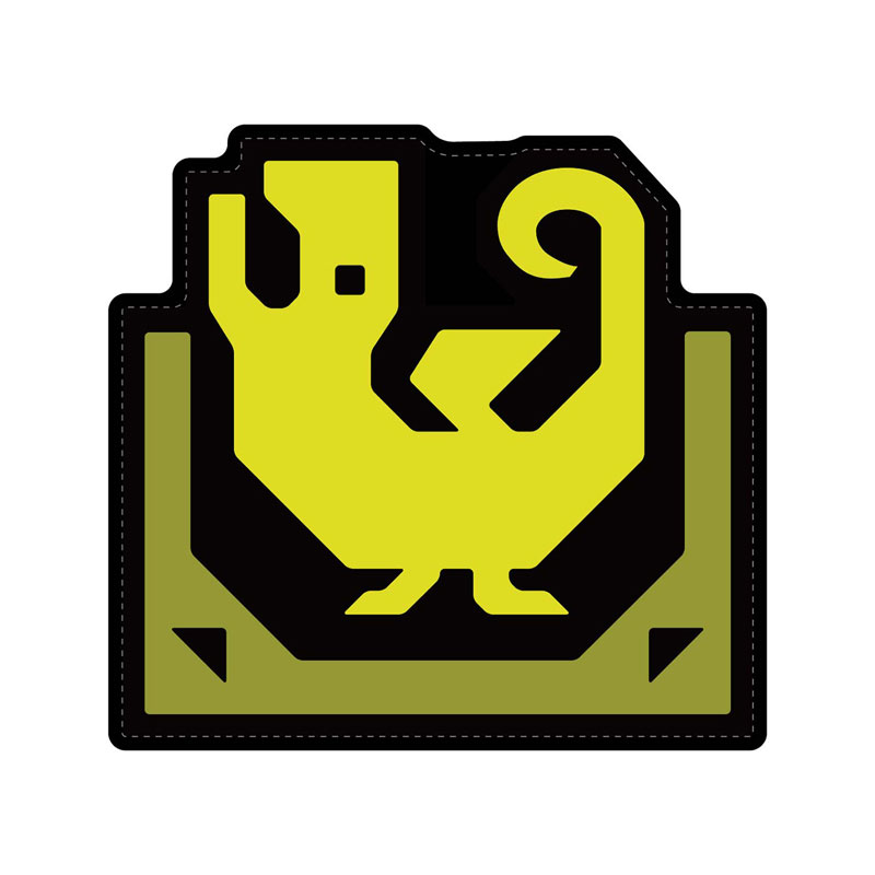 Diecut Floor Mat Monster Hunter Shock Trap Icon(Pre-order)