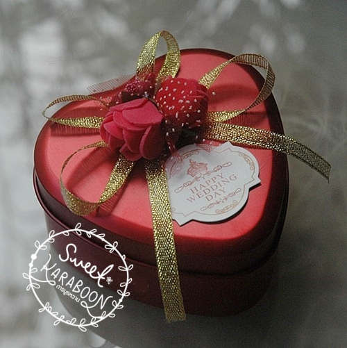 Heart Box สีแดง