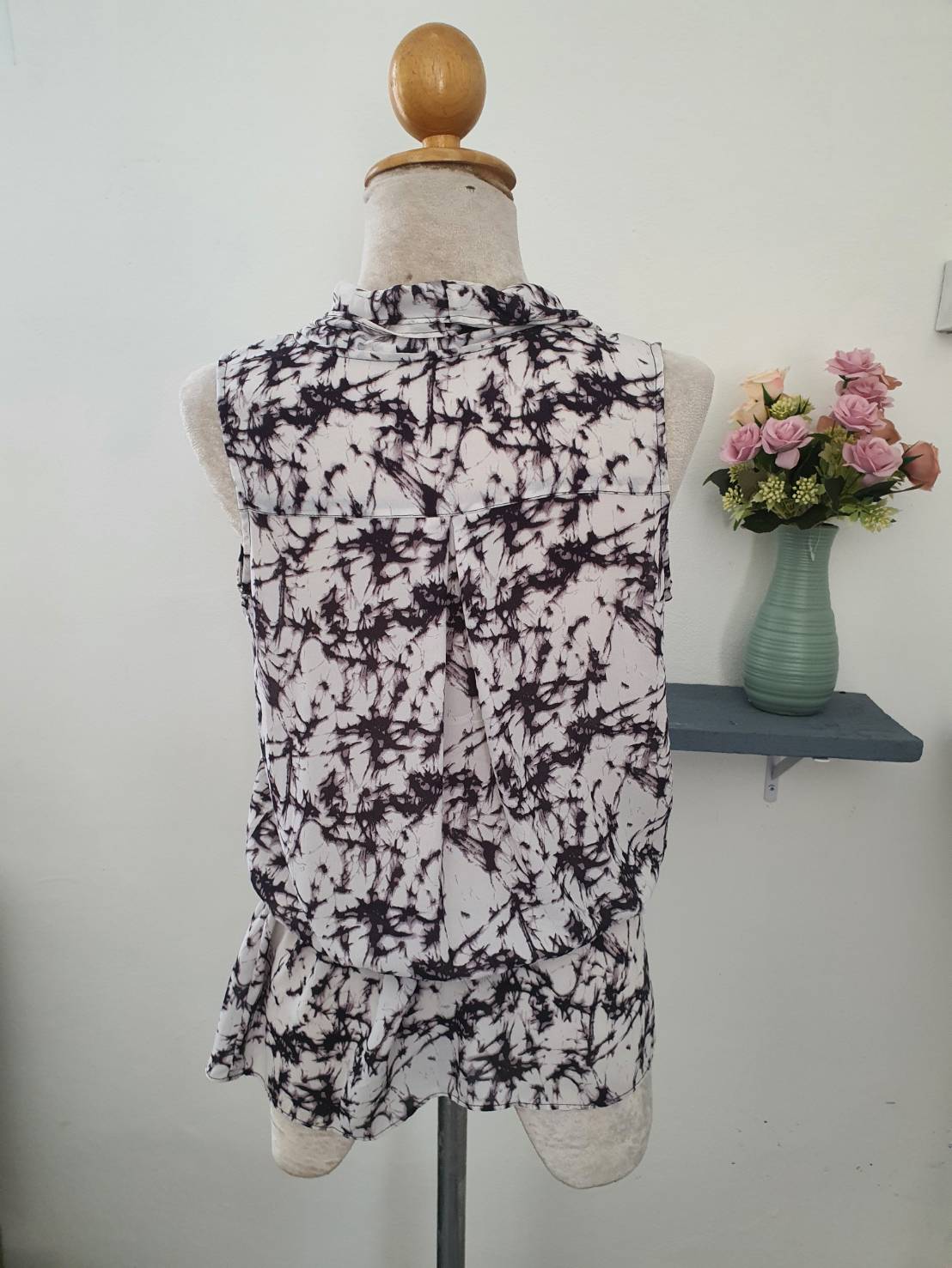 FF05148 เสื้อผ้ามือสอง ชีฟอง แบรนด์ GREYLIN อก 38 นิ้ว