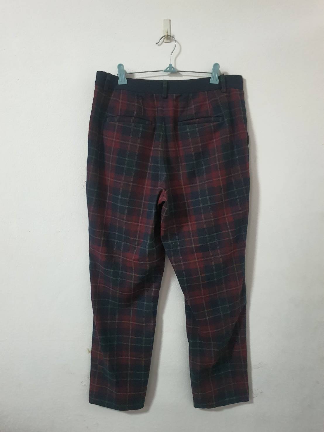FF06329 FF06329 กางเกงผ้าลายสก็อตมือสอง Brand uniqlo เอว 30-32นิ้ว