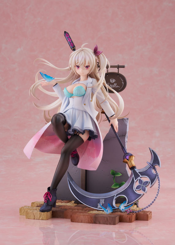 [AmiAmi Limited Edition] Cafe Stella and the Reaper's Butterflies, Akizuki Kanna, 1/7 Scale Plastic Pre-painted Complete Figure(Pre-order)