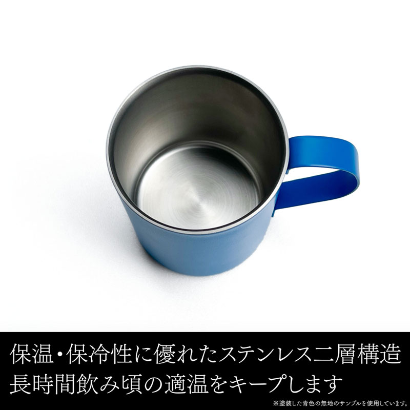 EVANGELION NERV Two-Layer Stainless Steel Mug (Painted)(Pre-order)