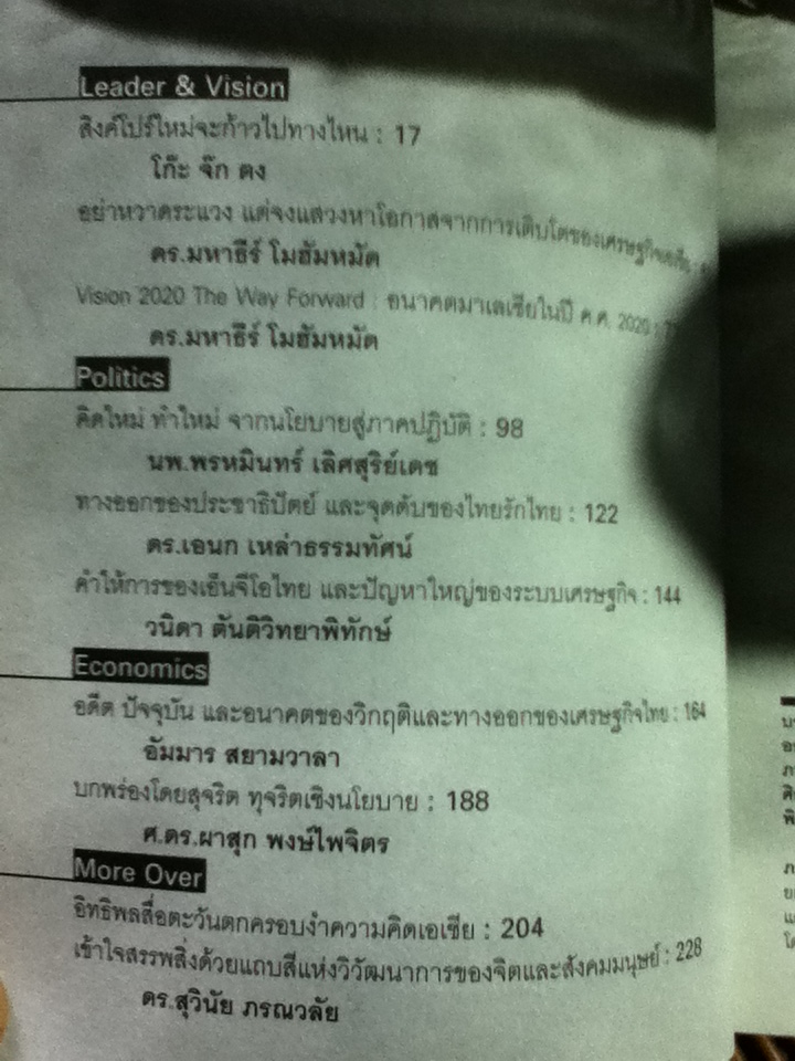 OCTOBER No.2/ ภิญโญ ไตรสุริยธรรมา: บรรณาธิการ