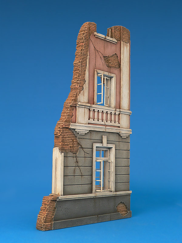 โมเดลฉากจำลอง MiniArt ขนาด 1/35 MI35519 Ruined City Building